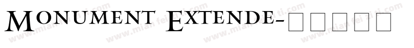 Monument Extende字体转换